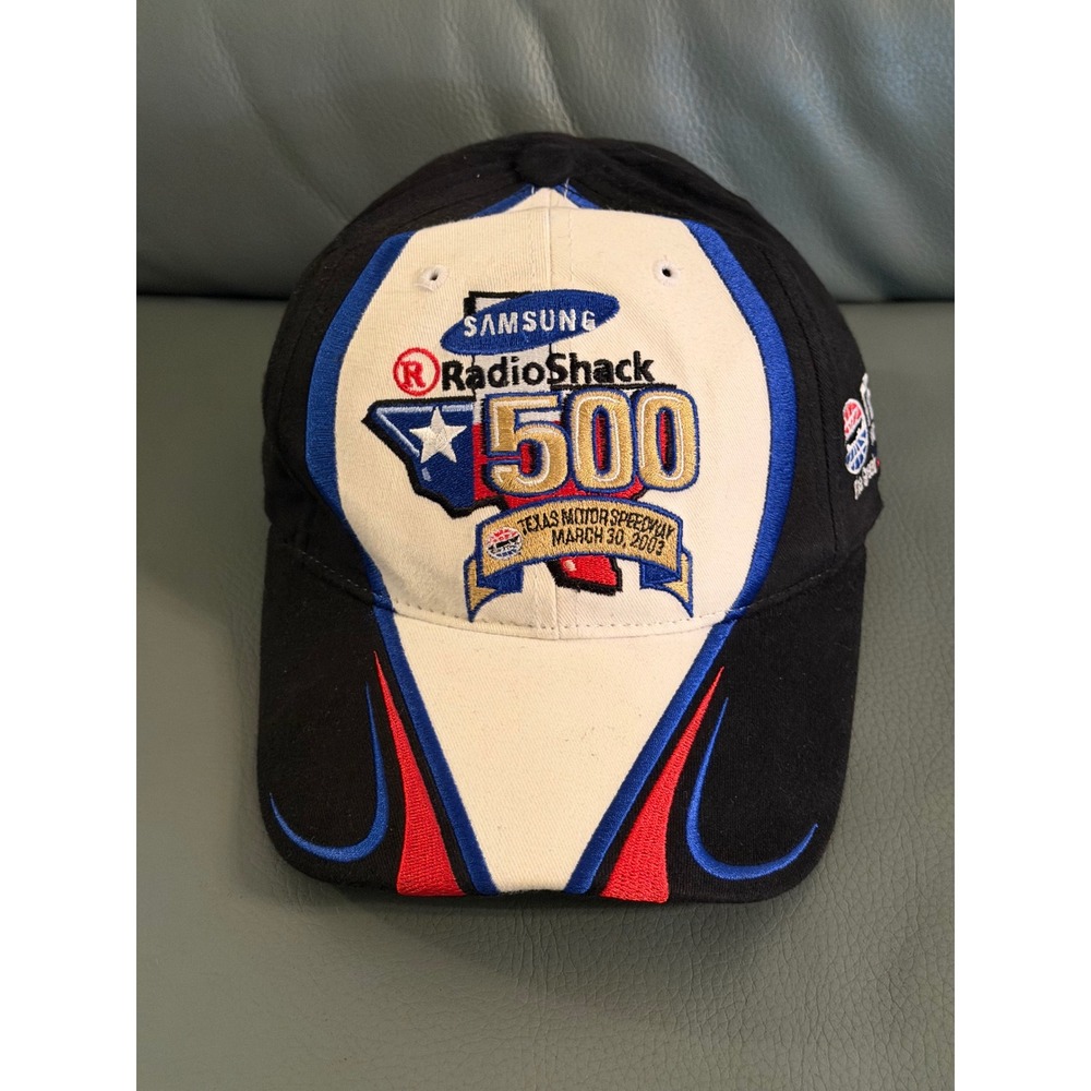 Vintage 2003 Samsung RadioShack 500 Texas Motor Speedway Hat NASCAR Strapback